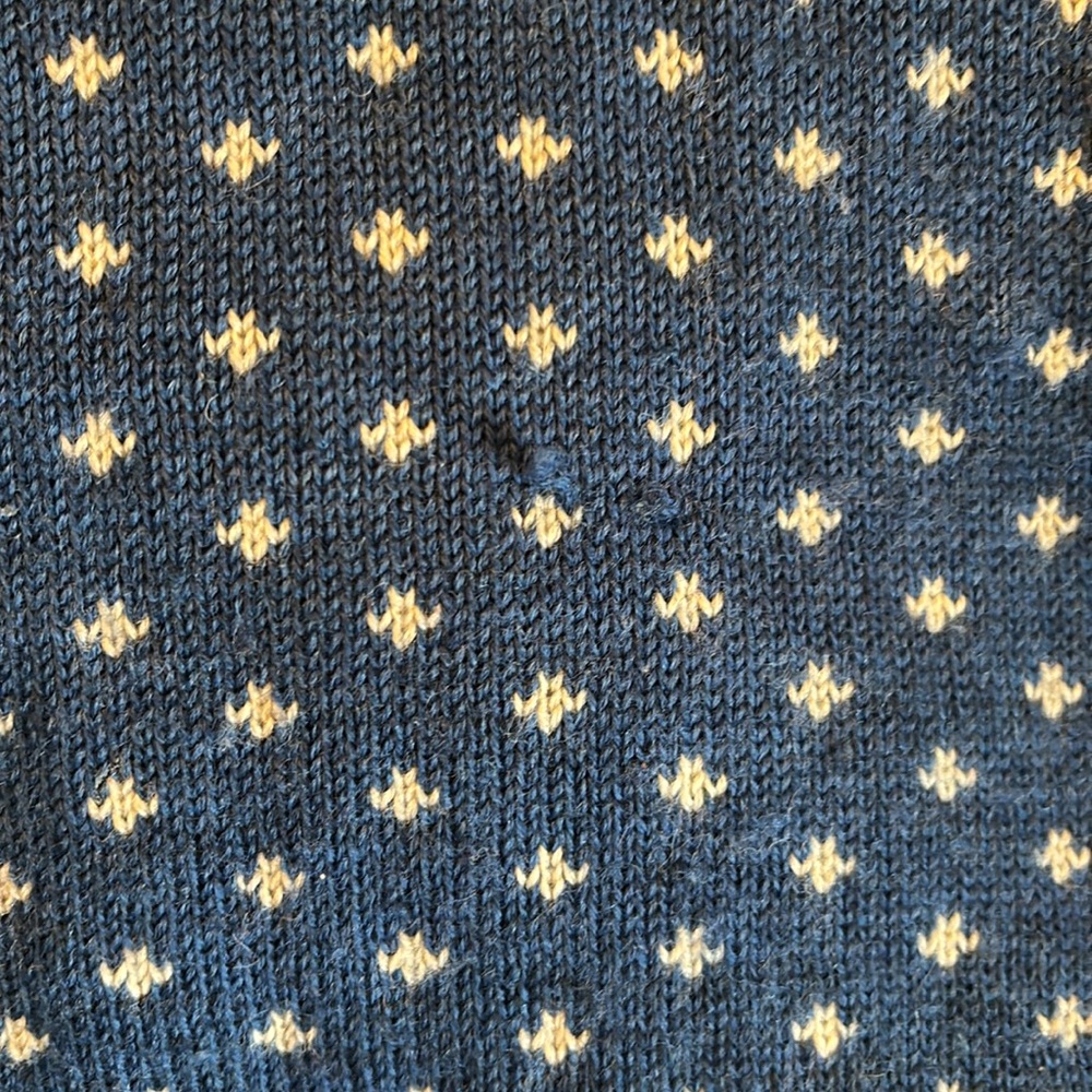 Lands End Norwegian style wool cardigan - Picture 4 of 5